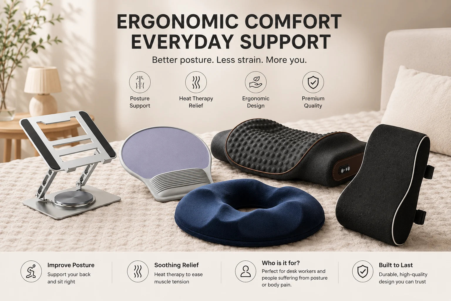 Verta Relief — ergonomic comfort, everyday support